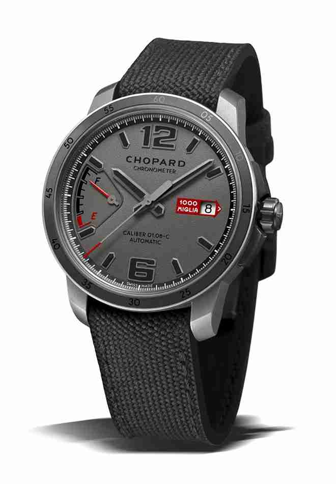 Replica Chopard Mille Miglia GTS Power Control Grigio Speciale Limited Edition Automatic 43mm Titanium Watch Review 2